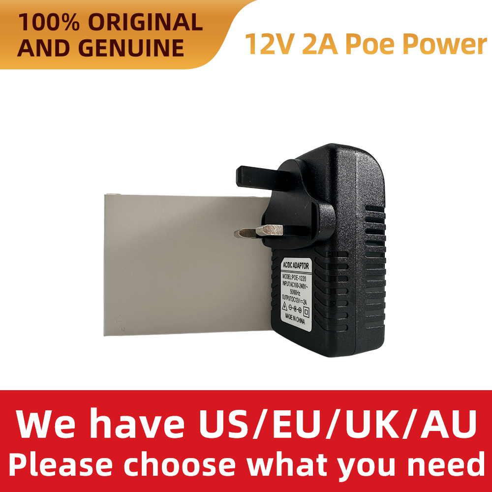 Power Over Ethernet - Injecteur POE 12V 2A 24W 10/100Mbps,