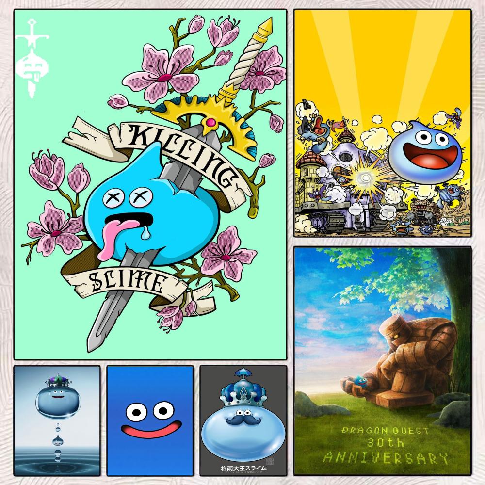 D-Dragon Quest Slime affiche a - Office Quest avis et prix