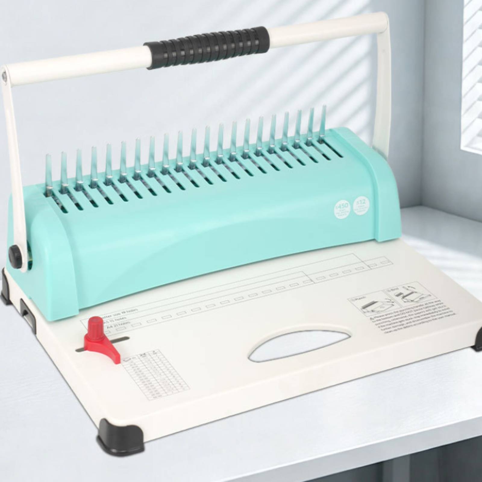 Relieuse à peigne de bureau, f - Binding Machine Comb avis et prix